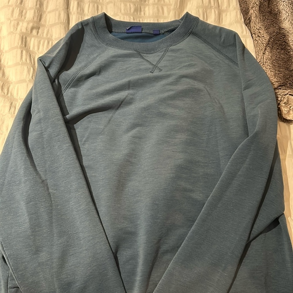 Large footjoy blue crew neck sweatshirt